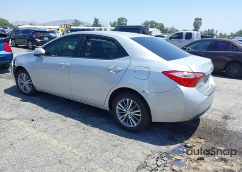 2015 Toyota Corolla Le Plus из США, поврежденный, VIN 5YFBURHE9FP214565